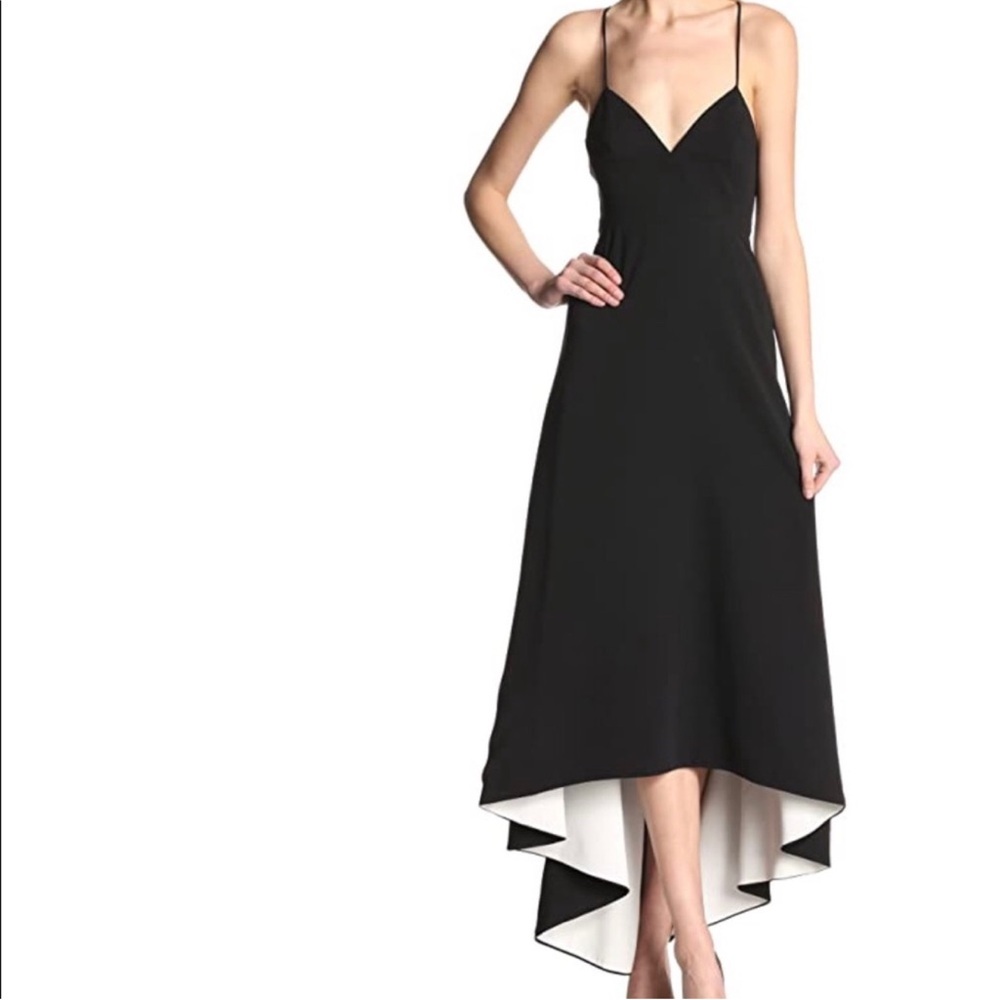 Elegant Black Women's High-low dress Size 8